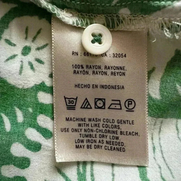 MAEVE tunic size small cream and cream paisley design - Picture 5 of 8